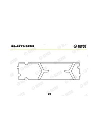 Resim Glyco 554779semı Piston Kol Burcu 55201616 - 4 Adettir 