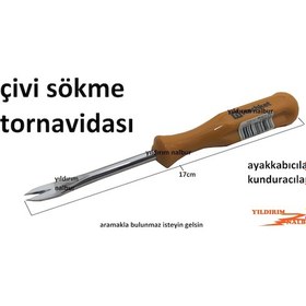 Resim Çivi Sökme Tornavidası Kunduracı Ayakkabıcı Çivi Çıkarma Aparatı 