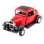 Resim Die Cast 1:32 Retro Hot Rod Çek Bırak Araba Kırmızı 