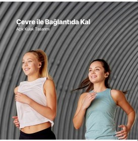 Resim Ttec AirBeat 2KM179 Aura Açık Kulak Tasarımlı Klipsli Kablosuz Bluetooth Kulaklık 