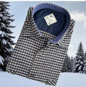 Resim Klasik %100 Cotton Uzun Kollu Terletmeyen Kışlık Flanel Kumaş Çok Renkli Gömlek Regular Kalıp -10503 Çok Renkli 