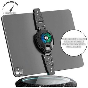 Resim Polham Rgb Işıklı Isı Göstergeli Tablet Ve Telefon Uyumlu 7000rpm Ultra Güçlü Soğutucu Fan, Ultra Sessiz 