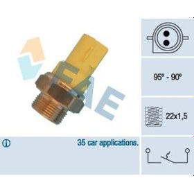 Resim Fae 36330 - Hararet Musuru 90 / 95 Escort 1,6 16v / 1,8 16v 93 99 Fıesta Iıı 1,25 / 1,4 / 1,6 / 1,8 92 02 Sar 