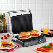Resim Schafer Concept Grill Tost Makinesi 6 Dilim Siyah 2000 W 