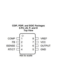 Resim Voltaj UC3843AD8TR SMD SOIC-8 Entegre 