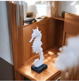 Resim Dekoratif 3d Baskı Denizatı Heykeli - Boyut: 20 Cm 