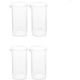 Resim Epinox Yedek French Press Camı 350 ml Dört'lü 