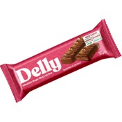 Resim DELLY Çikolata Kaplı, Bademli & Çilekli Meyveli Bar 35g 