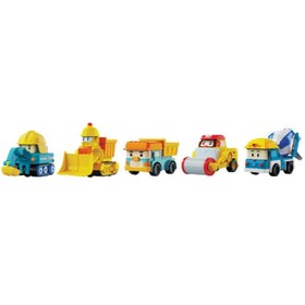 Resim Genel Markalar Robocar Poli Mini İnşaat Araçları 5'li Set 