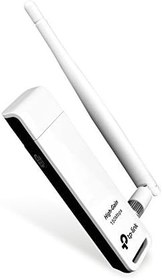 Resim TP-Link TL-WN722N, N150 Mbps Yüksek Kazanımlı Kablosuz USB Adaptör, 4dBi Ayrılabilir Anten 