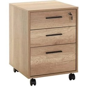 Resim ADORE NEWYORK KİLİTLİ ÇEKMECELİ KESON AÇIK CEVİZ (TORİ) 45*63*51CM NKS-530-TT-1 