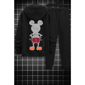 Resim Trendypassion Unisex Mause Baskılı Eşofman Takımı 