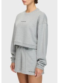 Resim Les Benjamins Bayan Sweat Lbnooscorfusw-308 Açık Gri Açık Gri 