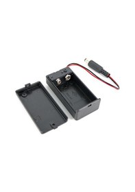 Resim 9V Pil Yuvası Kutulu ve Anahtarlı 