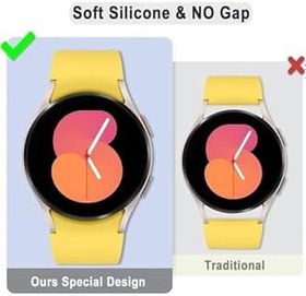 Resim CONSTRAIN - Samsung ile uyumlu Galaxy Watch 4 Classic 46mm Kordon Silikon Kordon 