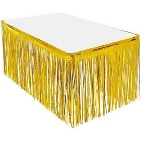 Resim Metalize Masa Eteği Altın 