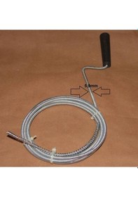Resim 3 metre Lavabo Açma Sustası Kanal Lavabo Gider Boru Açma Spirali Kanal Açıcı 