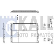 Resim KALE 342990 Klima Radyatoru (hyundai: I20 1.4-1.6crdi 08- ) 495×376×16 (WP876667) 