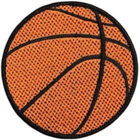 Resim Ex Patch Basketbol Topu Nakış Peç Patch 8 Cm 