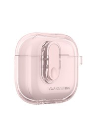 Resim Apple Uyumlu AirPods 4 Kılıf Amazingthing Magnetik Kilit Tasarımlı Minimal Serisi Kılıf Pembe 