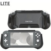 Resim Gaojunshop01 Ns Switch Lite İçin Siyah Tpu Kaymaz Kılıf, Ergonomik Tam Koruma 