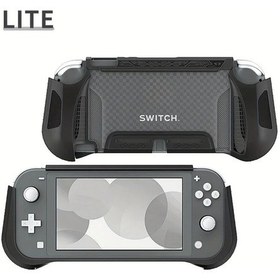 Resim Gaojunshop01 Ns Switch Lite İçin Siyah Tpu Kaymaz Kılıf, Ergonomik Tam Koruma 