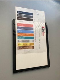 Resim 2 Adet A4 Siyah Belge Sertifika Çerçevesi Föylük 