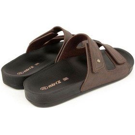 Resim Muya Roma Anatomik Dört Mevsim Erkek Terlik Kahve 42 