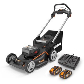 Resim WORX WG748E 40Volt 4.0Ah. Li-ion 46CM Profesyonel Kömürsüz Şarjlı Çim Biçme 