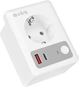 Resim Genel Markalar Sl-13 Power 16A Akım Korumalı Akıllı Priz Wifi&Bt Tuya Destekli 