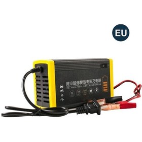 Resim 12V / 6A Araba Motosiklet Pil Adaptörü Akü Şarj Cihazı 