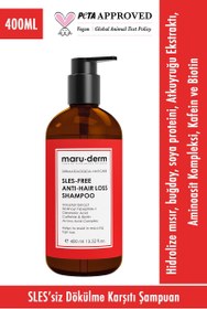 Resim Maruderm saç dökülme karşıtı sülfatsız şampuan 400 ml 