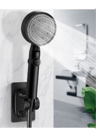 Resim Konyax Yapışkanlı Duş Başlığı Tutucu Ayarlı Siyah Çok Renkli 
