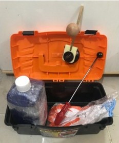 Resim Hok Ersa- Borghorst Rulmanlı Cam Kesme Pergeli - Menfez Açma Seti Cam Elması 