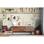 Resim Mısır Mitolojisi Desenli Duvar Kağıdı 