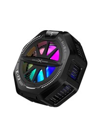 Resim K13 Magsafe Destekli Güçlü Telefon Soğutucu Radyatör Kablolu Rgb 