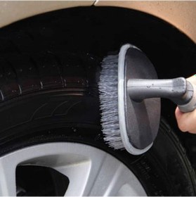 Resim Çok Amaçlı Araç Temizlik Fırçası Oto İç Ve Dış Yüzeyler, Koltuk, Halı, Torpido Ve Jant İçin Ergonomik Temizlik Fırçası 