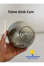 Resim Allians Füme Cam Avize Camı, Şık ve Modern Aydınlatma İçin Tasarım 