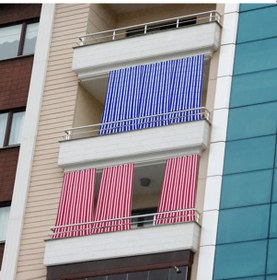 Resim Bundera Balkon Perdesi Balkon Brandası Balkon Korkuluğu Güneşlik 