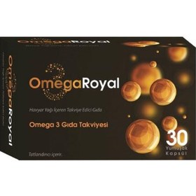 Resim Omega Royal Hayvar Yağı İçeren Omega 3 Takviye Edici Gıda 30 