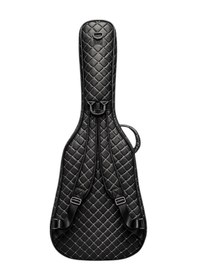 Resim Klasik Gitar Çantası-kılıfı-kalın-gigbag-beyaz Kapitoneli-suni Deri 