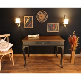 Resim Wooding 120 cm Tek Çekmeceli Masif Çalışma Masası 