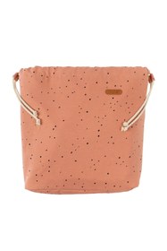 Resim Yatak Yanı Oyuncak Sepeti Cosmos Pembe Organik Pamuk - Pembe Dots / Standart 