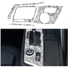 Resim Chevrolet Corvette C7 2014-2019 Araba Dişli Paneli Elmas Dekoratif Etiket, Sol Sürücü 1 Adet 