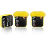 Resim Lensgo 348C Sarı 1V2 Kablosuz İkili Mikrofon Seti 