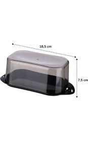 Resim Ayder Timya Kilitli Plastik Kapaklı Kahvaltılık Tereyağlık Peynirlik Erzak Saklama Kabı Ap-9428 (Timya/Go1395) 199478 