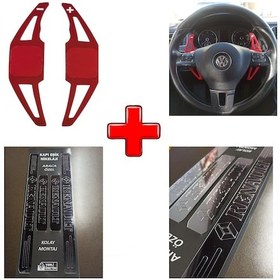 Resim Renault Megane 1 Uyumlu Kapı Eşiği Ve F1 Kulakçık Vites Kolu (554411277) 
