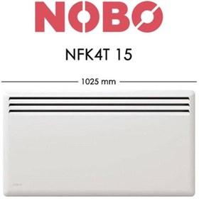 Resim Nobo Nfk4T 1500 W Termostatlı Elektrikli Duvar Tipi Konvektör Isıtıcı 15 m2 