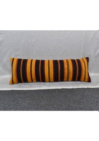 Resim Zehra Abla Halı Yeni El Dokuma Dekoratif Lumbar Kilim Kırlent Yastık Kılıfı 6220 