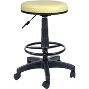 Resim Bürocci Plastik Ayaklı Yüksek Tabure-Krem-2999U0115 